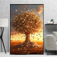Classic Abstract Wall Art Luxury Lucky Golden Money Tree HD Canvas Print Poster Home Living Room Bedroom Decorative Painting