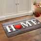 VIKAMA 1/2pc Pink Rose Pattern Floor Mat, Non-Slip And Water- Absorbent, For Kitchen, Bathroom, Entrance Area, Home Decoration