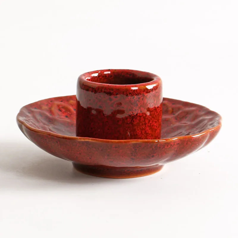Lotus Palo Santo Holder Ceramic Sage Holder Incense Holder Ash Catcher Tray Incense Burner for Meditation Yoga Room