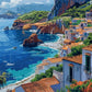 Europe Travel Poster European Natural Landscape Poster Canvas Painting Fjords Northern Lights Cornwall Traveling Wall Decoration