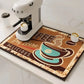VIKAMA Coffee Machine Absorbent Mat Water and Oil Absorbent Kitchen Dish Drainer Quick-Drying Absorbent Mat Dish Mat Home Decor