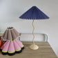 Table Lamp ins Retro Pleated Umbrella Nordic Medieval Korean Master Bedroom Bedside Lamp Swing Iron Art Drop Shipping