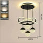 LED Pendant Light with Remote Control Three Color Dimming Simple Living Room Dining Room Bar Counter Staircase Pendant Light