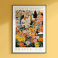 Amsterdam Flower Market Poster, Amsterdam Poster, Flower Market Print, Flower Wall Art, Botanical Poster, Floral Wall Art, Boho