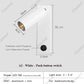 New Led Wall Lamp Sconce with Switch Black Brass Creative USB Port Reading Wall Lamp with 3W Spotlight for Bedroom Bedside