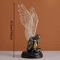 Angel Wings Model Statue Golden Silver Resin Creative Modern Abstract Sculpture Home Decor Living Room Decoration Office Decor