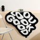 VIKAMA Irregular Letter Floor Mats, Soft And Anti-Slip Faux Cashmere Area Carpets, Bedroom Chair Floor Mats, Home Decoration