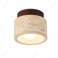 New European LED Yellow Cave Ceiling Lamp Cream Wind Corridor Porch Living Room Balcony Bedroom Lighting