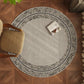 VIKAMA Round Japanese Wabi-sabi Style Living Room Sofa Decorative Carpet Coffee Table Rug Study Swivel Chair Floor Cushion
