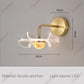 Flower Led Wall Lamps for Living Room Bedroom Bedside Sconce Light Modern Hallway Restaurant Background Decoration Lighting Deco
