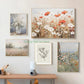 Wildflower Prints Neutral Floral Gallery Wall Decor Antique Summer Landscape Poster Garden Countryside Aesthetic Wall Decoration