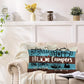 VIKAMA Camping Theme Pillowcase, Country-Style Decorative Cushion pillow Cover, For Sofas, RVs, Camping, Bedroom Home Decoration