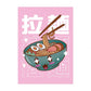 Japanese Kawaii Cuisine Poster Ramen Drink Milk Canvas Painting Wall Picture Soda Water Vapor Wave Print Restaurant Decoration