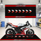 VIKAMA Motorcycle Display Floor Mat, Dirt-Resistant Home Decoration, Corridor And Passageway Carpet, Room Bedside Blanket
