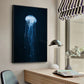 Retro Sea Animal Cyanea Jellyfish Squid Shark Minimalist A Poster HD Posters Home Room Bar Cafe Decor Art Wall Painting Picture