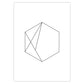 Scandinavian Decor Geometric Fox Diamond Nordic Posters and Prints Wall Art Poster Nordic Decoration Art Decor Canvas Print