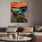 Modern Abstract Wall Art Screaming Frog Painting HD Canvas Print Poster Home Living Room Bedroom Classroom Decoration