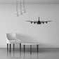 One Piece of Metal Wall Art – Boeing Aircraft Design – 15.75 X 4.72 Inches – Ideal for Scene Decoration and Stylish Metal Accent