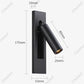 Modern Led Wall Lamp 110V 220V Led 3W Spotlight Sconce Wall Light for Beside Light Bedroom Living room Dining room Night Lights