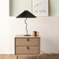 Table Lamp ins Retro Pleated Umbrella Nordic Medieval Korean Master Bedroom Bedside Lamp Swing Iron Art Drop Shipping