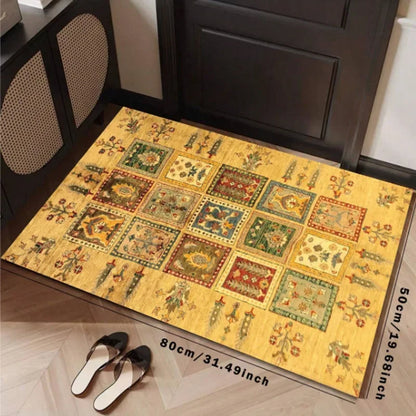 VIKAMA Minimalist Line Rug, Entrance Hallway Doormat, Kitchen And Bathroom Door Mat Stain-Resistant And Easy-Clean Home Decor