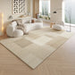 VIKAMA Cream Style Lineage Living Room Floor Mat Anti-Slip Home Decoration Large Size Sofa Coffee Table Rug Bedroom Carpet