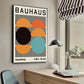 Bauhaus Abstract Art Exhibition Geometric Minimalist Lines Art Poster Canvas Painting Wall Prints Living Room Home Decor Poster