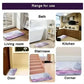 VIKAMA Crystal Velvet Floor Mat Stone Wood Grain Entryway Door Mat Entry Non-Slip Foot Mat Home Decoration Small Carpet 40x60cm