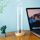 Modern Incense Holder Anti-Ash Flying Incense Burner with Removable Acrylic Ash Catcher for Home Decor Yoga Meditation