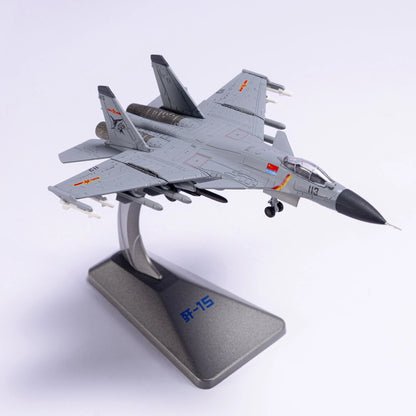 J15 1/144 Scale Metal Model airplane (including base) Scale model Home placement, collection and decoration  Creative gift