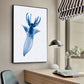 Retro Sea Animal Cyanea Jellyfish Squid Shark Minimalist A Poster HD Posters Home Room Bar Cafe Decor Art Wall Painting Picture