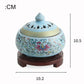 Electronic Incense Burner Ceramic Essential Oil Burner Timing Adjustable Temperature Wax Melter Warmer with USB Plug