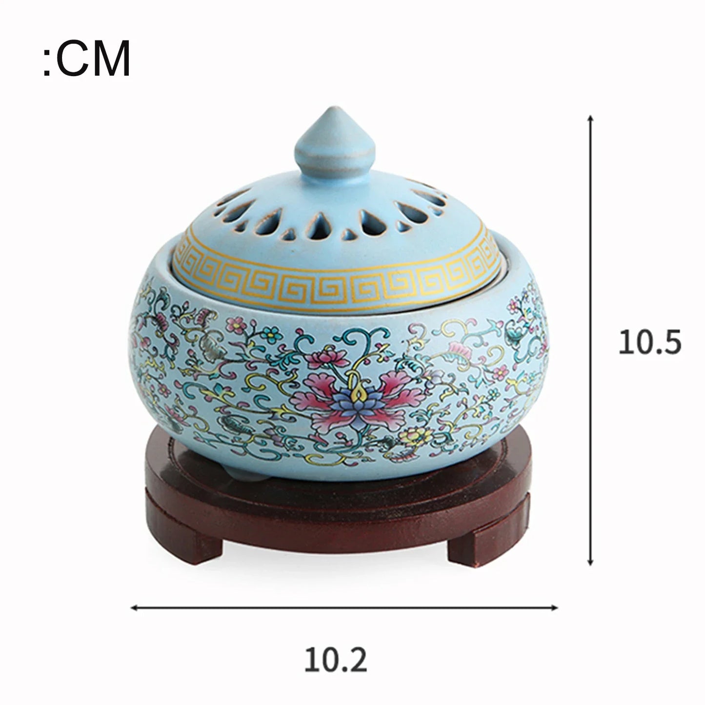 Electronic Incense Burner Ceramic Essential Oil Burner Timing Adjustable Temperature Wax Melter Warmer with USB Plug