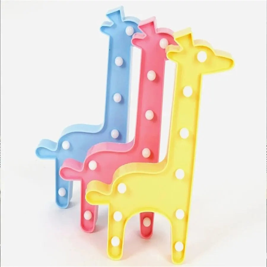 1PC Creative LED Shaped Lamp Indoor Battery Powered Wall Light,Decoration Night Light For Bedroom Table Beach Party&Photography