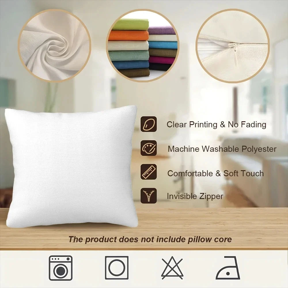 VIKAMA Creative Pillowcase Room Decor Living Room Sofa Cushion Cover Bedroom Headboard Pillowcase Birthday Gift