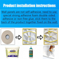 10PCS 30x30cm Wall Sticker 3D Wall Panels Indoor Wall Decoration For Living Room Bedroom Hotel Office Mural Tile-Panel-Mold