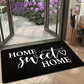VIKAMA "HOME SWEET HOME" Valentine's Day Heart-Design Welcome Door Mat, Outdoor Garden Non-Slip Carpet, Holiday Gift, Home Decor