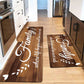 VIKAMA 1/2PCS Modern Simple Kitchen Mat Set Long Strip Absorbent Oil Absorbent Foot Mat Household Bathroom Door Mat