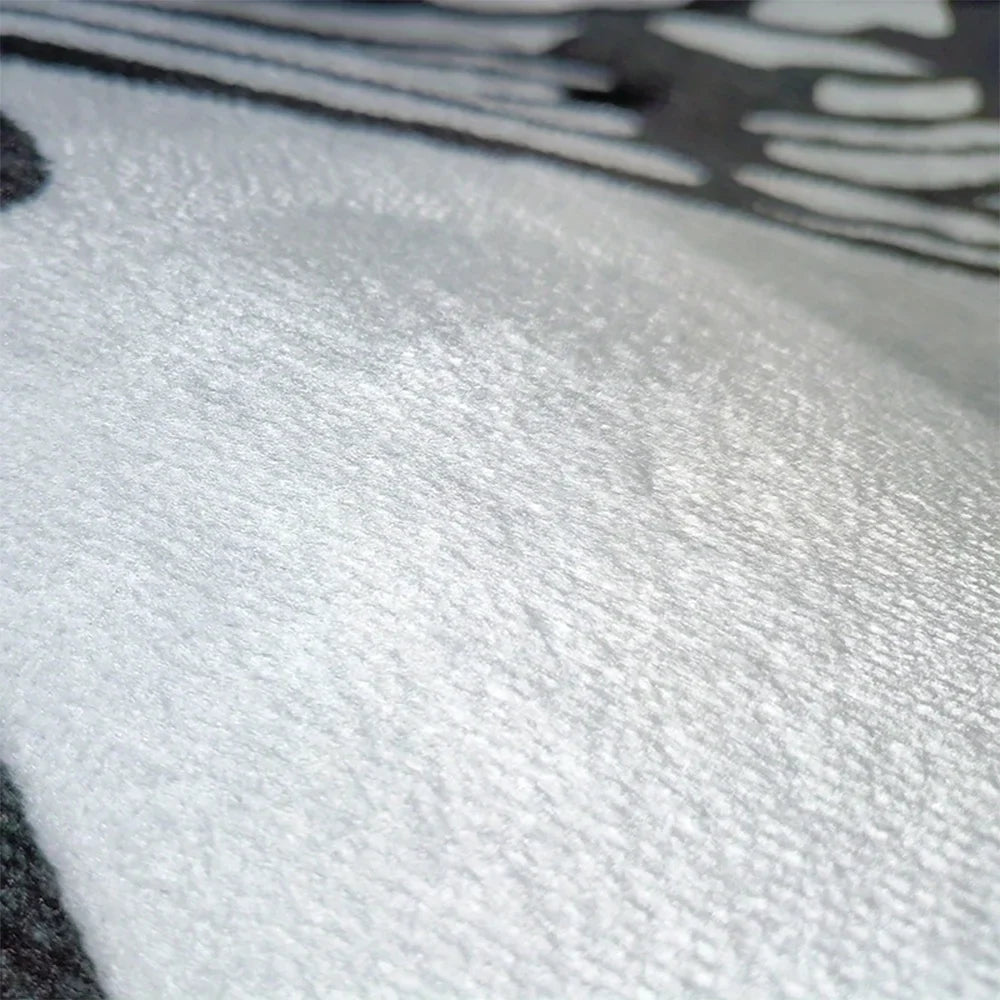 VIKAMA Art Wave Pattern Floor Mat, Anti-Slip And Absorbent, Soft. Home Decoration Carpet In The Entrance, Bathroom Area.