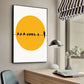 Modern Minimalist Boho Style Trees Birds Sun Landscape A Poster HD Posters Home Room Bar Cafe Decor Art Wall Painting Picture