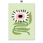 Tropical Plants Daisy Vase Pizza Coffee Cup Food Abstract Posters Prints Wall Art Canvas Pictures Boho Kitchen Living Room Decor