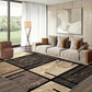 VIKAMA Geometric Rug Lightweight And Easy To Clean Home Area Rug, Suitable For Living Room, Bedroom, Office Home Decor