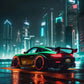 Trending Cars Retro Porsche 911 GT3 RS City Poster and Prints Canvas Painting Wall Art Pictures for Home Living Room Cuadros