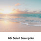 Nature Seascape Posters and Prints Modern Sea Wave Beach Sunset Canvas Painting Wall Art Pictures for Room Decoration