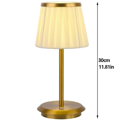 LED Table Lamp USB Pleated Atmosphere Light Restaurant Bar Night Light Coffee Bedroom Decorative Art Lighting