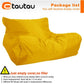 OTAUTAU Swimming Pool Floating Bean Bag Pouf Lounger Cover No Filler Waterproof Sofa Bed Sac Chaise Lounge Recliner Puff SF019