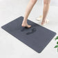 Summer Simple Solid Colour Diatomite Floor Mat Non-Slip Kitchen Entrance Bathroom Bathroom Carpet Home Decoration