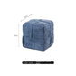 Chenille Red Woven Bench Shoe Changing Stool