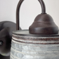 Corrugated Rustic Barn Metal Farmhouse Wall Light Fixture