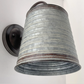 Corrugated Rustic Barn Metal Farmhouse Wall Light Fixture